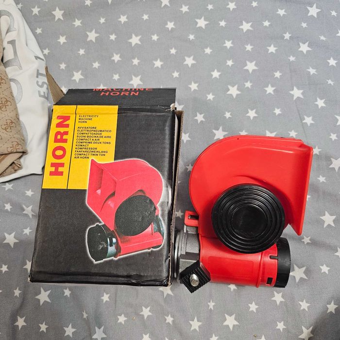Claxon Goarna Electrica cu Compresor Aer 12v