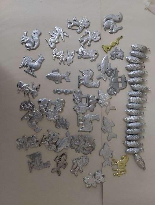 Ёлочные игрушки пластик СССР