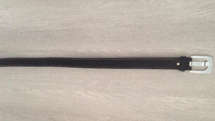 Curea din piele neagră - 89 cm - 50 lei transport curier