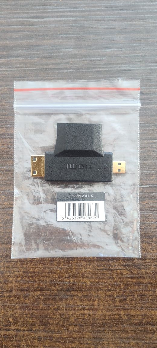 Преходник HDMI C и D към A