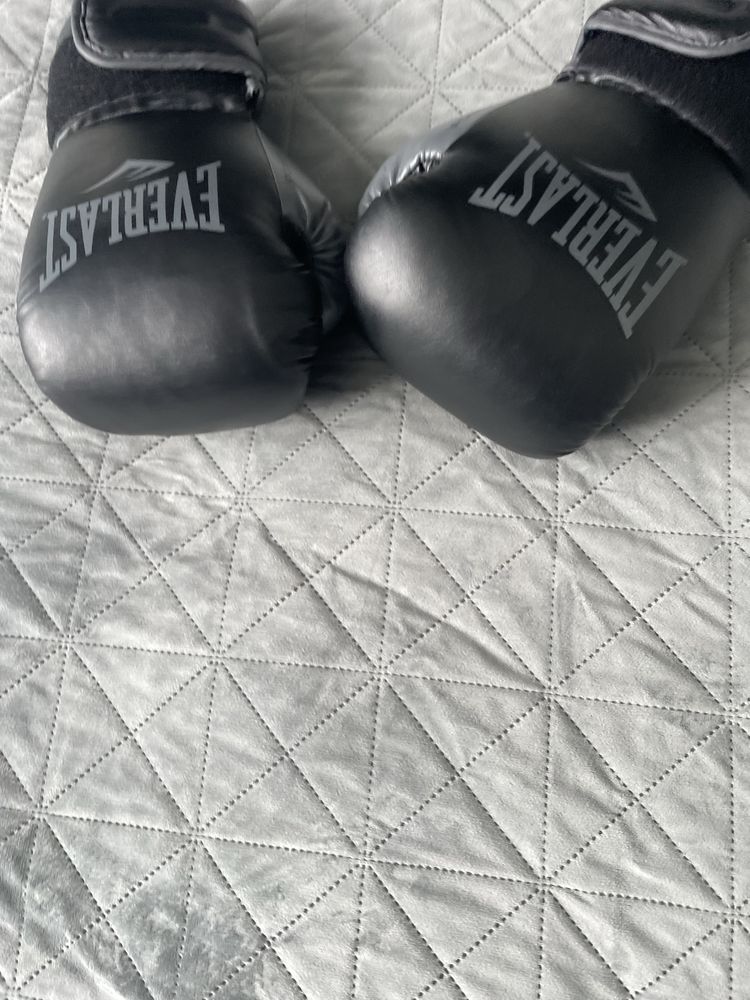 Manusi de box  EVERLAST Powerlock Pu negru