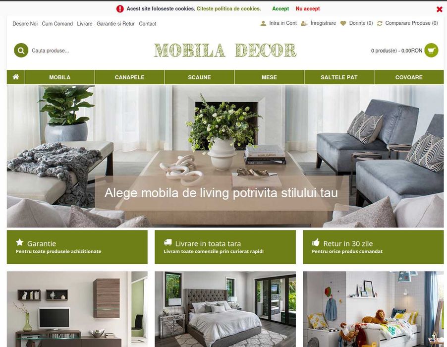 Vand magazine online mobila, copii si covoare