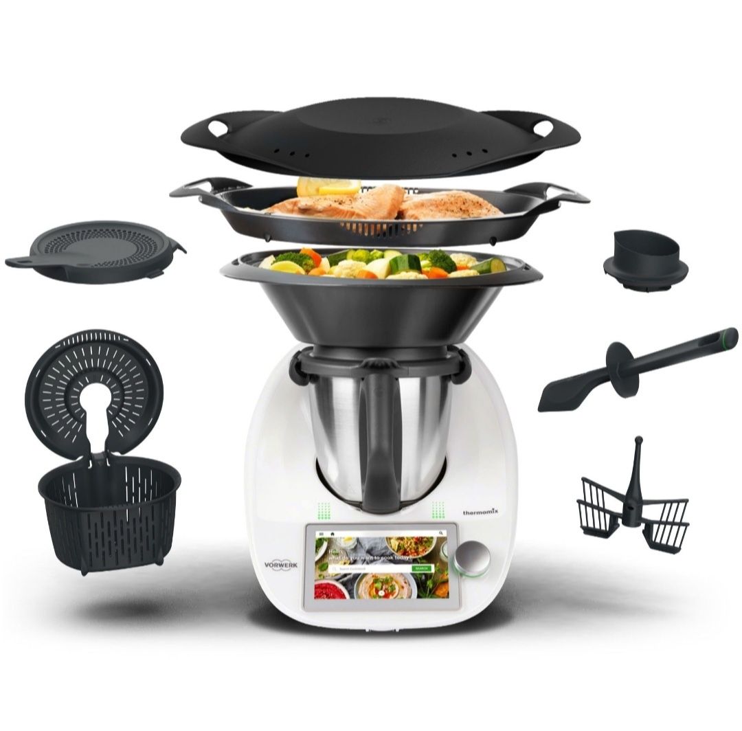 Thermomix TM6 NOU, sigilat - Sparkling White - limited edition