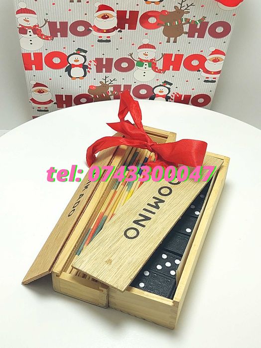 Pachet De Sarbatori  Joc Marocoo mikadoSi Domino  Transport Gra