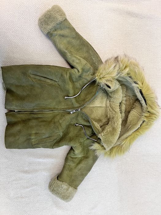 Дубленка натуральная на 1-1,5 годика