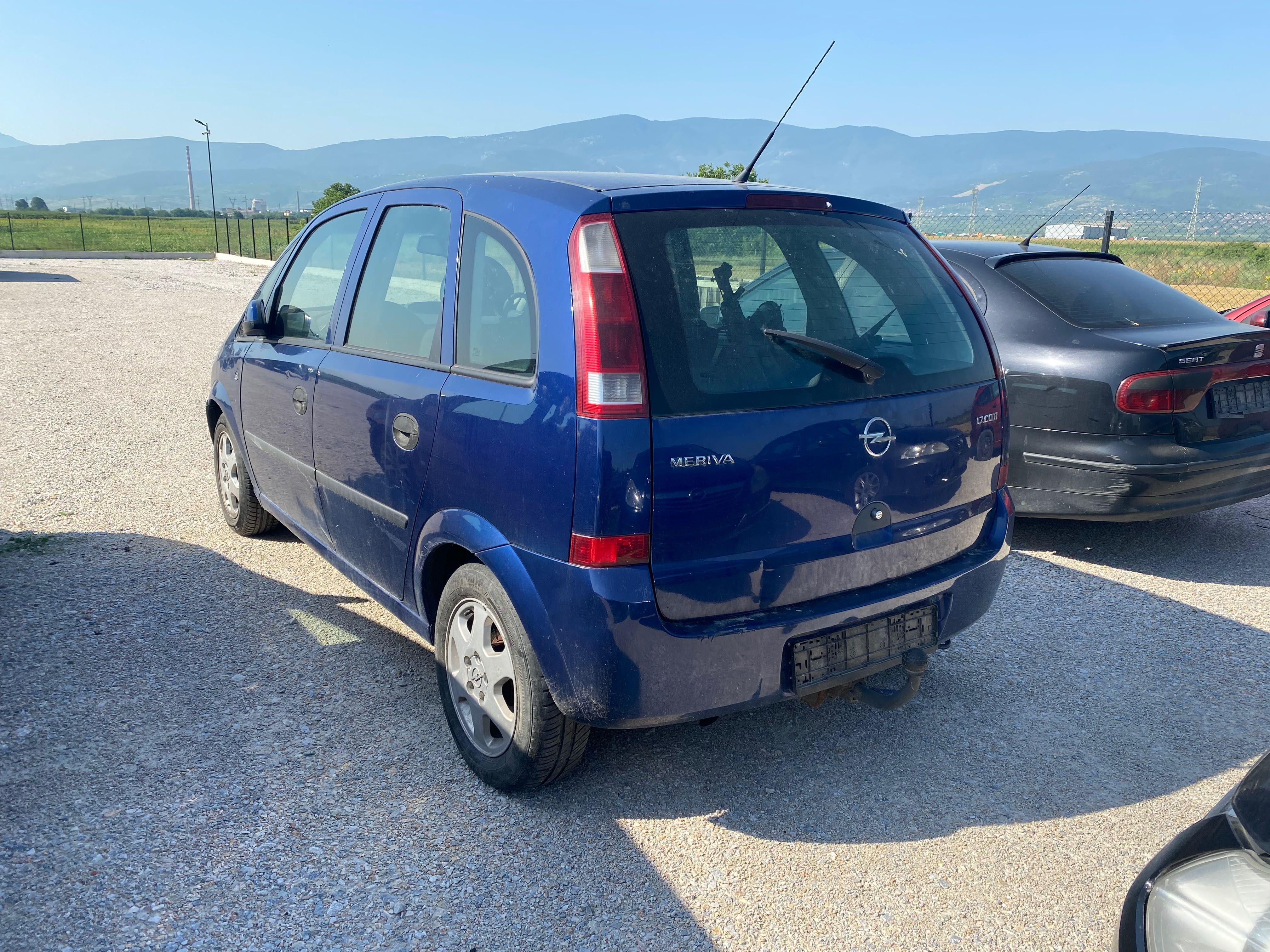 Опел мерва 1.7 дизел 101кс на части opel meriva 1.7 cdti