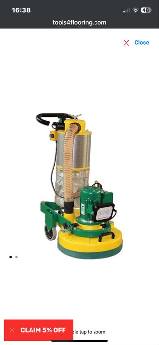 Șlefuitor cu trei discuri Lagler Trio cu lumină LED