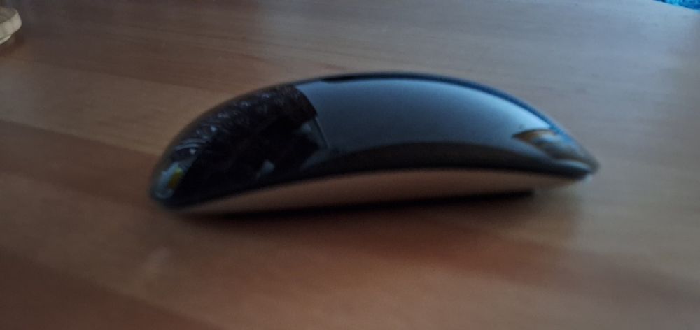 Mouse Apple Magic negru + tastatură Satechi