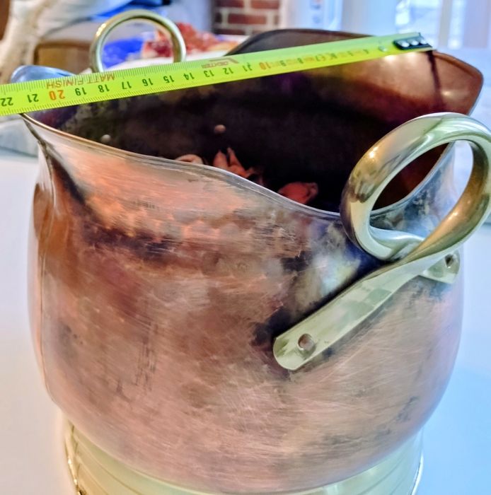 Vas cupru decoratiune interioara