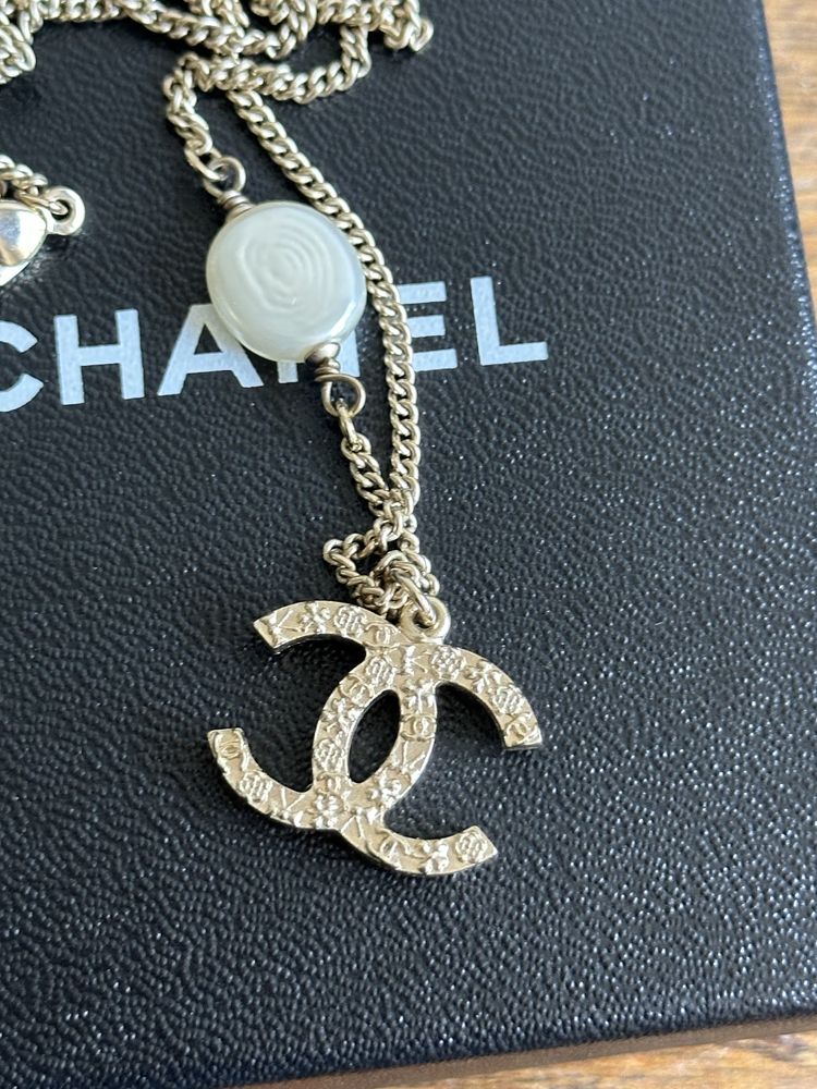 Chanel колие с перла