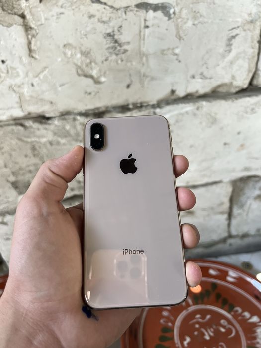 Iphone xs gold rangda 64tali