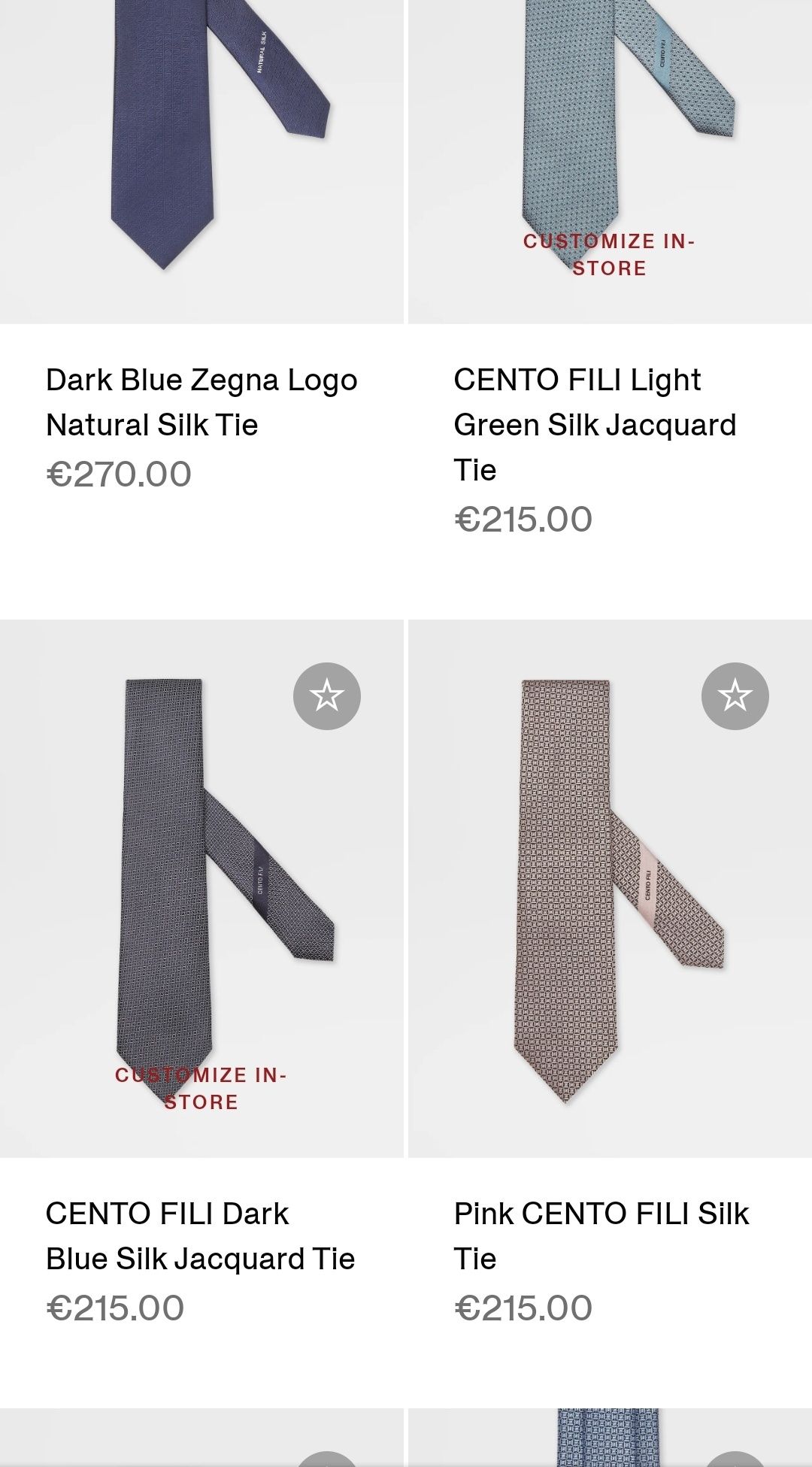 Cravate Ermenegildo Zegna