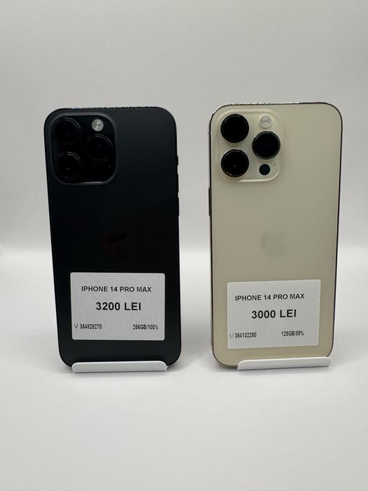 iPhone 14 Pro Max, memorie internă 256gb, sănătate baterie 100%