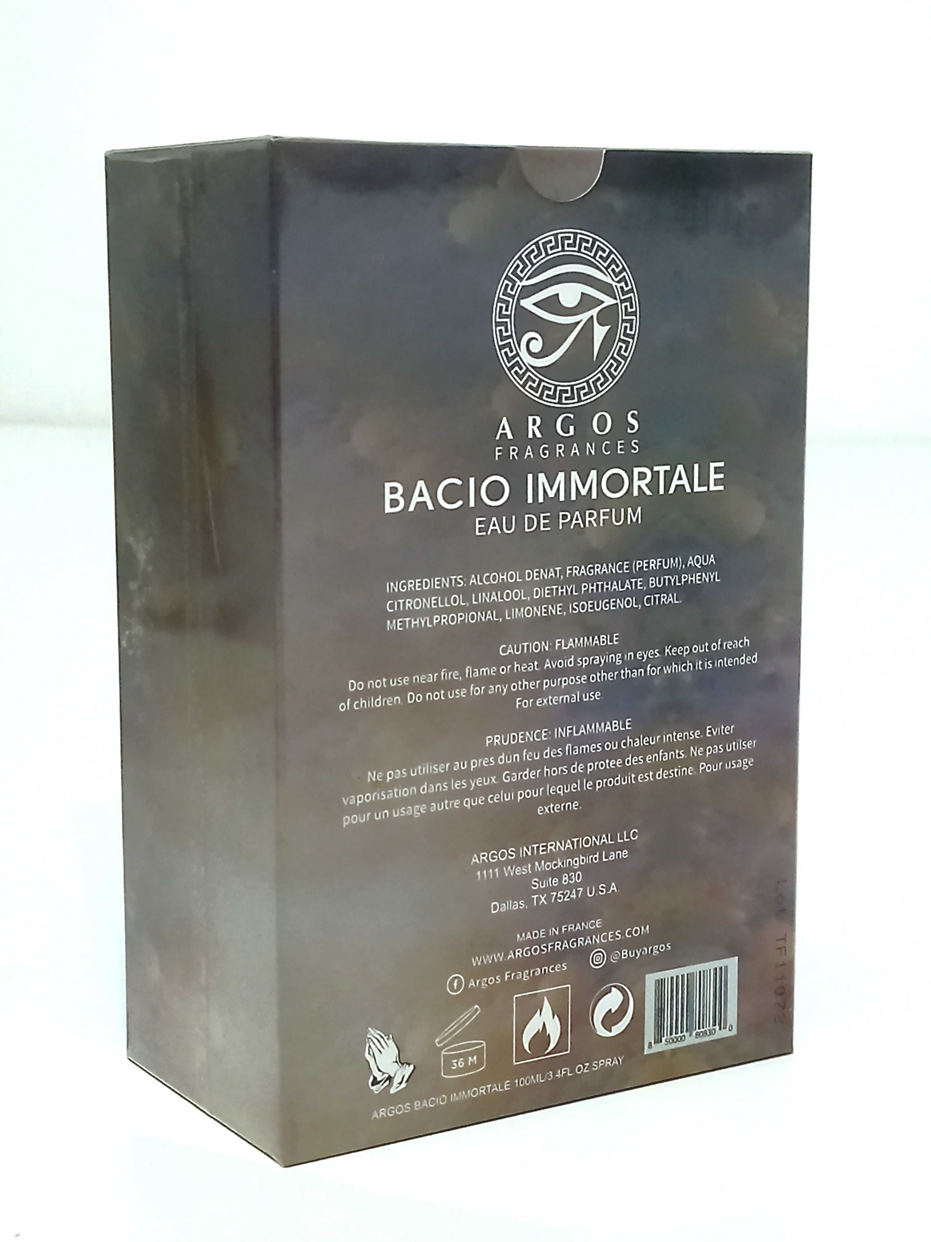 Argos Bacio Immortale eau de parfum 100ml