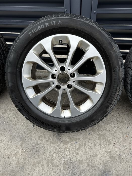 Jante mercedes +anvelope iarna 215/60 R17