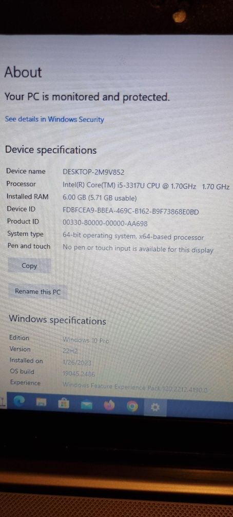 Laptop Samsung si Toshiba, i5, 6 si 8 gb ram, ssd si hdd