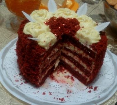 Домашний торт "КРАСНЫЙ БАРХАТ "-4000тн за кг