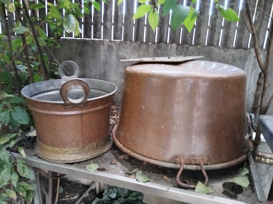 Oala de cupru pentru făcut zacusca magiun