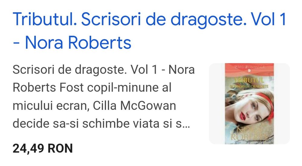 Nora Roberts/ Tributul...2 volume