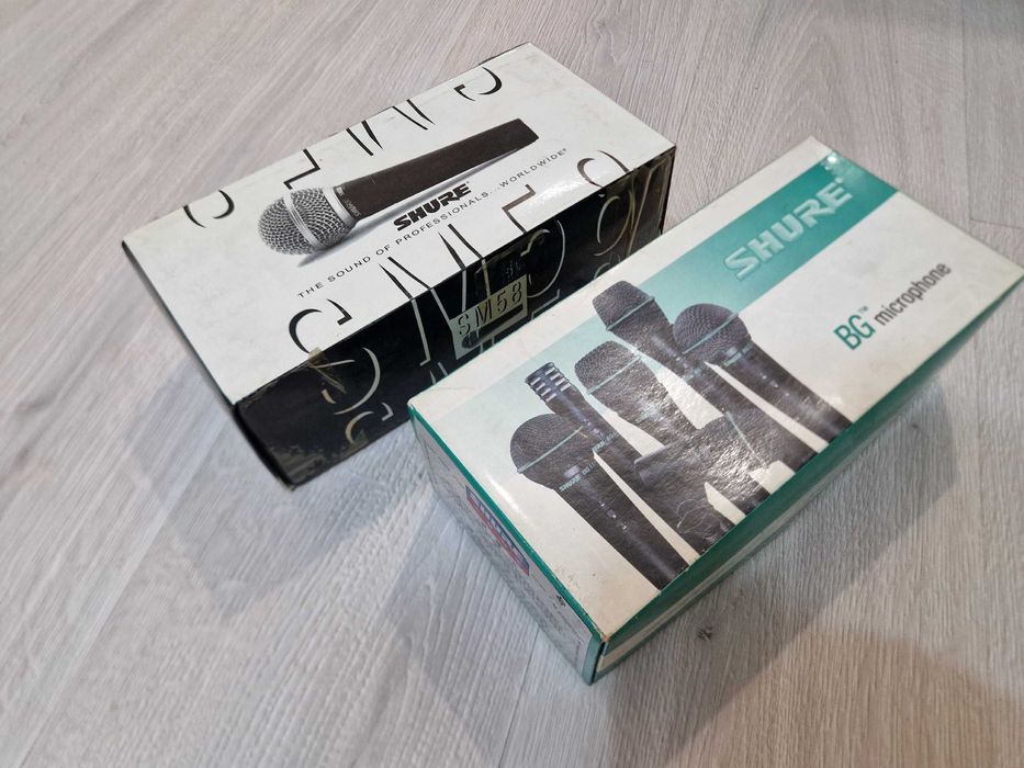 Микрофоны shure sm 58-lc и shure bg1.1