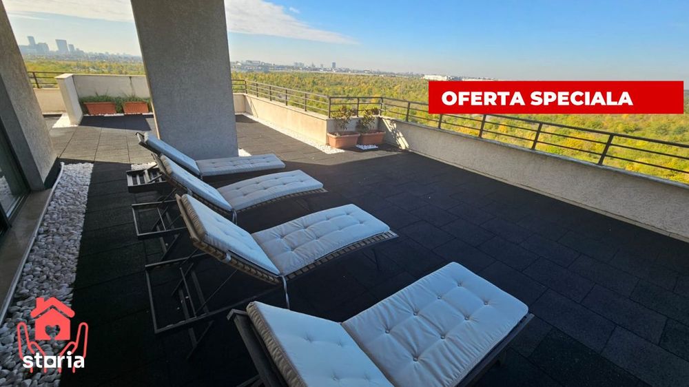 BANEASA SHOPPING CITY (ZOO)-PENTHOUSE amplu, 250 mp utili, 3 dormitoar