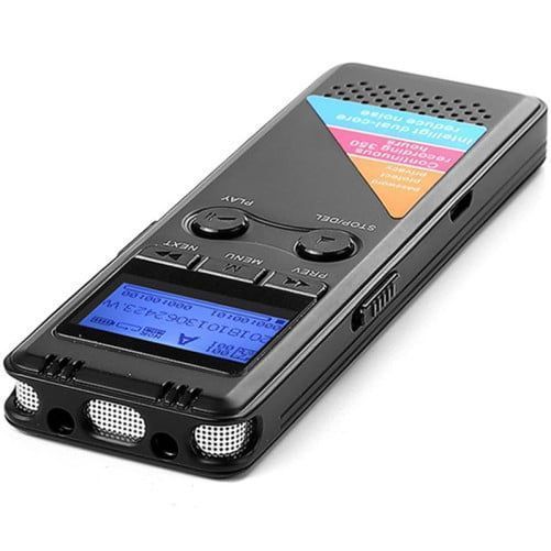 Microfon Reportofon digital iUni MEP01, MP3 Player, Memorie 32GB