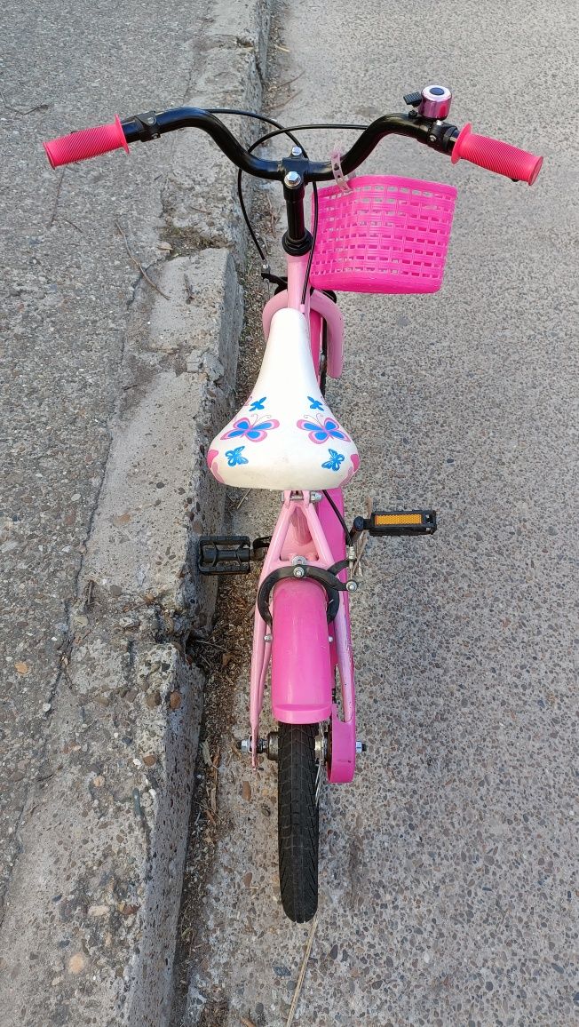 Vand doua biciclete roz, pentru fete, 16" BMX, cumparate din Jumbo BR