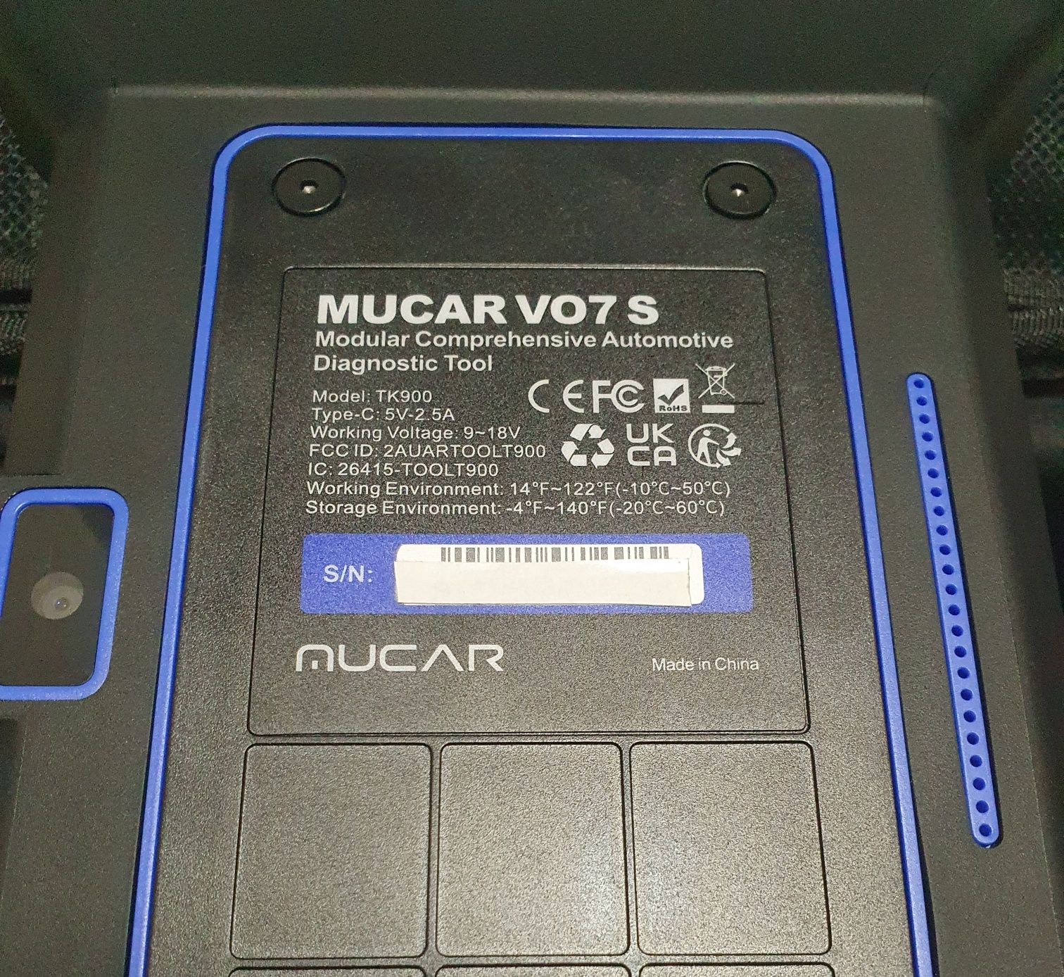 Диагностический авто-сканер! Mucar.v07s .elm327.v1.5.елм327.(Новый)