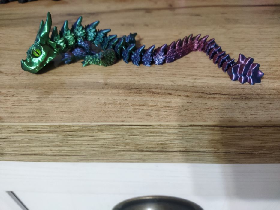 3D принтирано драконче играчка