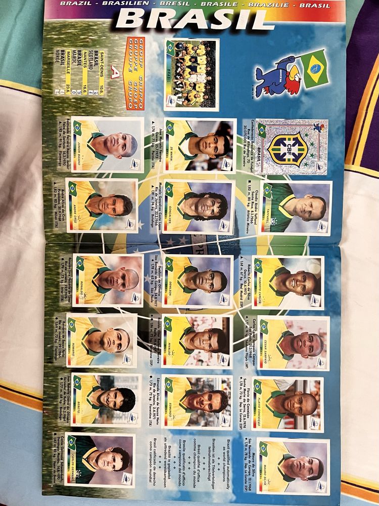 Album FIFA World Cup France 98, Panini - album complet