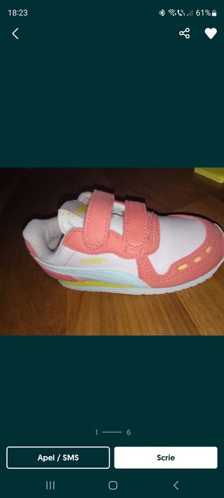 Adidasi puma fetite.