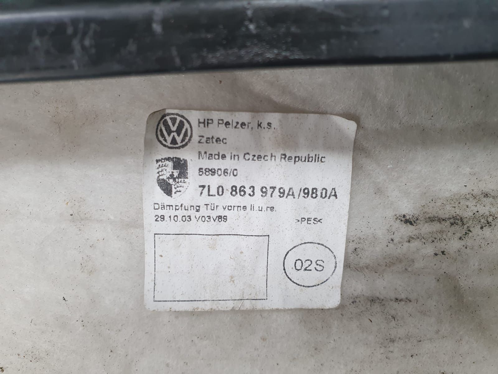 Fata portiera usa stanga fata 7l0863979a Volkswagen VW Touareg genera