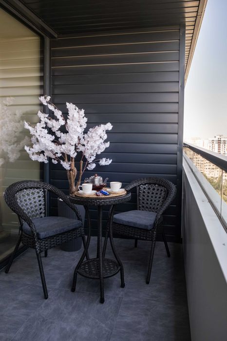 Современная студия в NRG U-Tower с видом на город