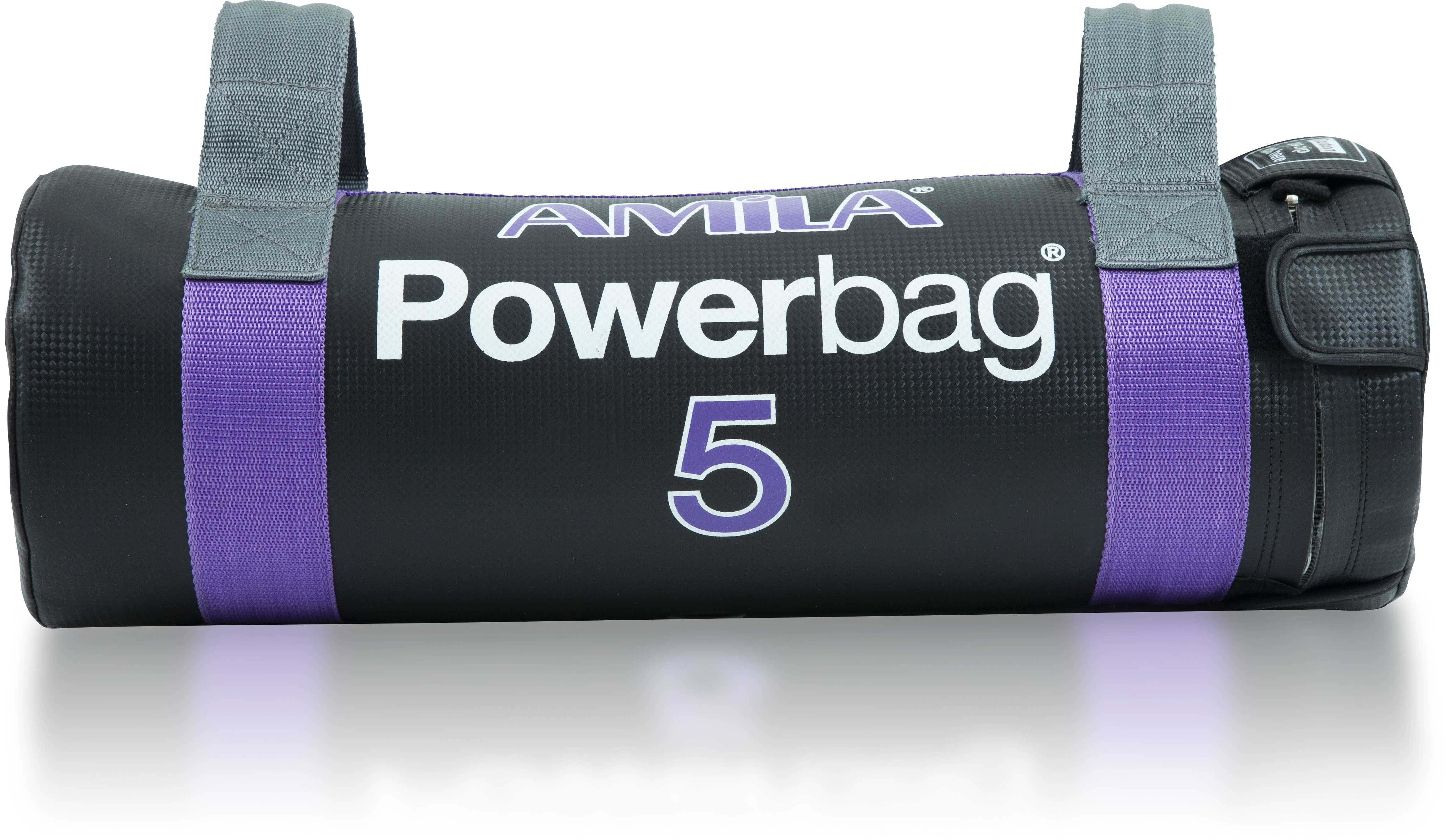 Фитнес Торба Power Bag Amila 5 кг, Кросфит Чанта, Цилиндрични Торби