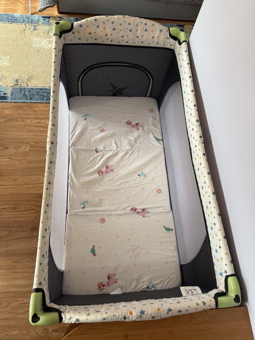 Сгъваема кошара Moni Star 60/120 + сгъваем матрак