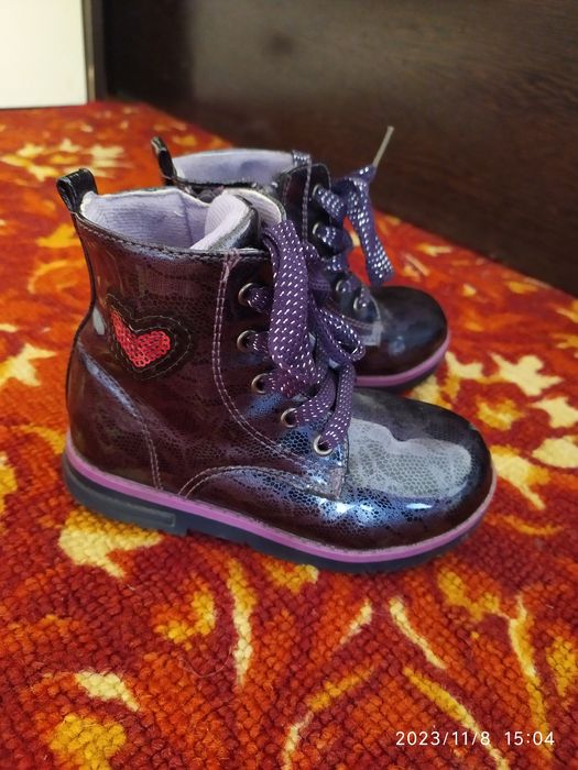 Детские сапоги как новые