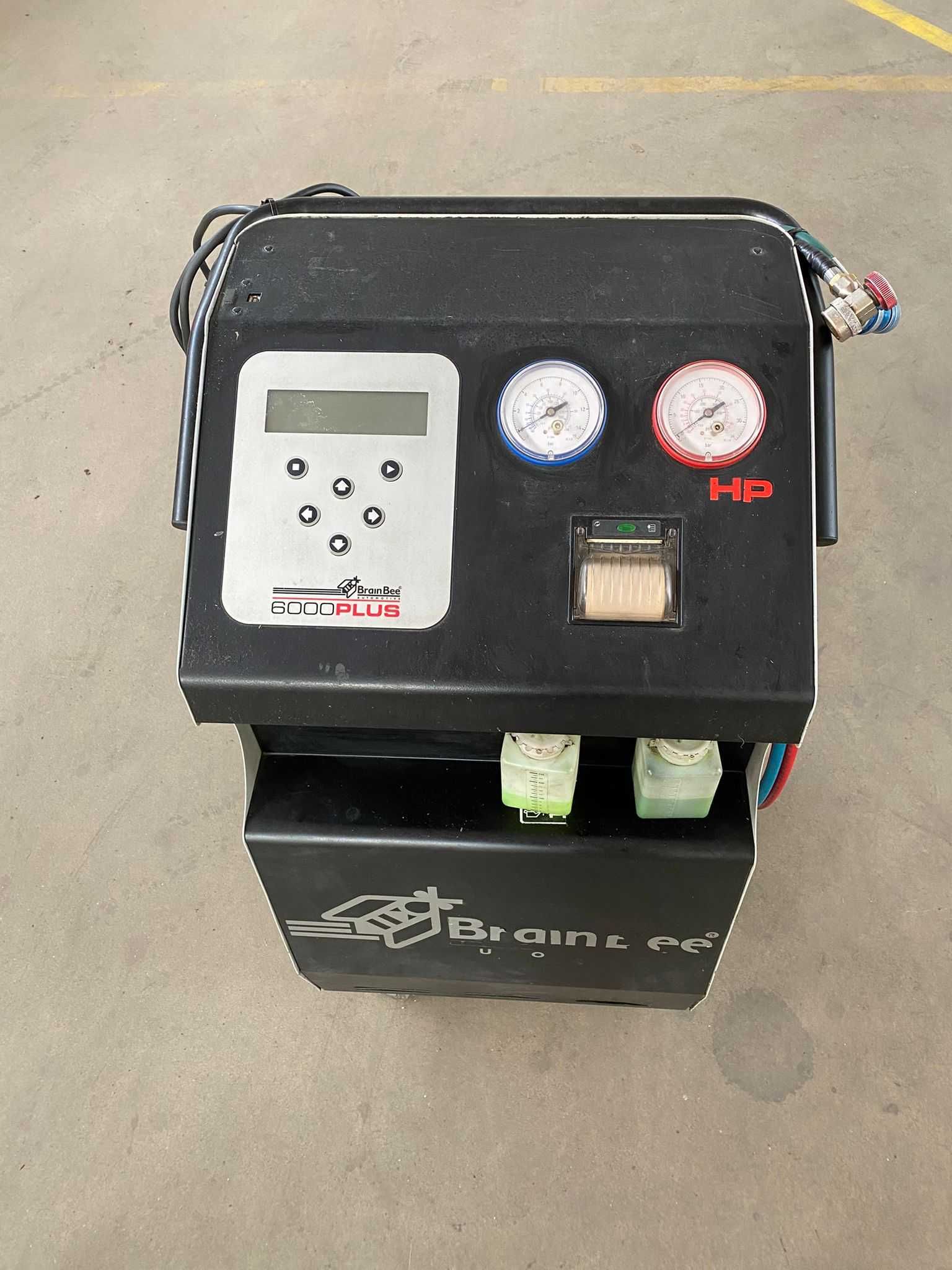 Aparat clima automat BRAIN BEE 6000 incarcare sistem AC auto  R134a