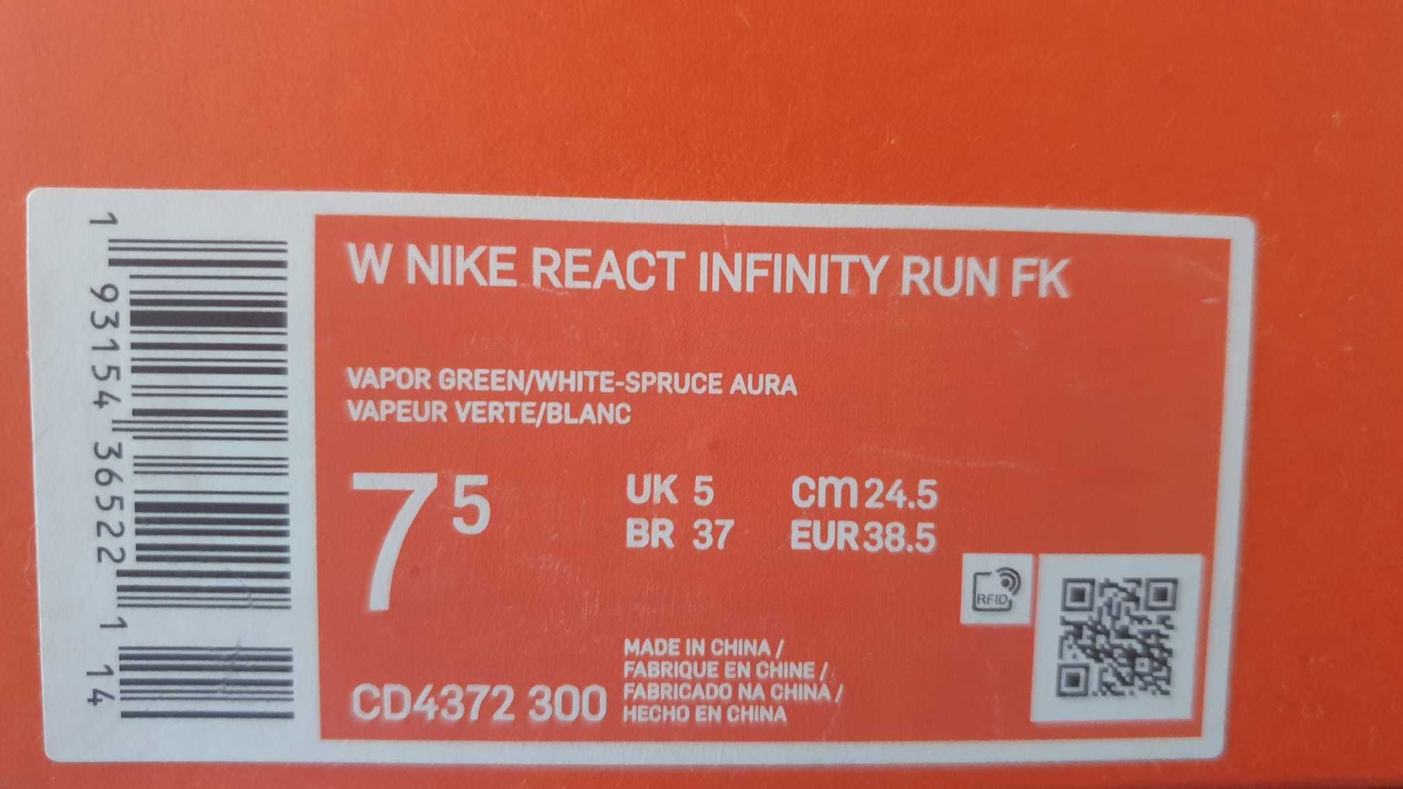 Nike React Infinity Run - NOI, foarte usori si confortabili - 38.5
