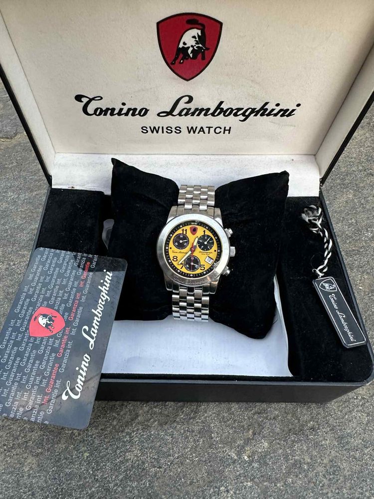 Луксозен часовник Tonino Lamborghini Оригинален Перфектно състояние