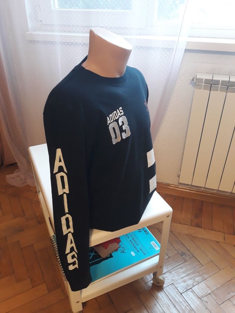 Bluză cu mânecă lungă, adidas original, mărimea S, Nouă!