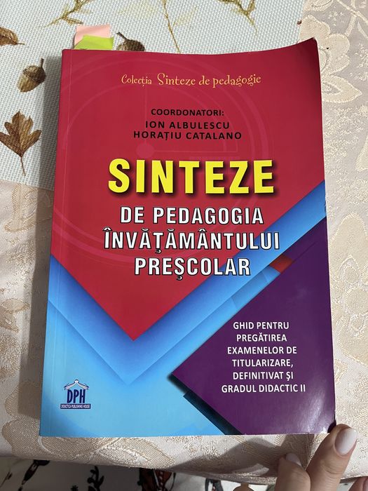 Sinteze de pedagogia învățamantului prescolar