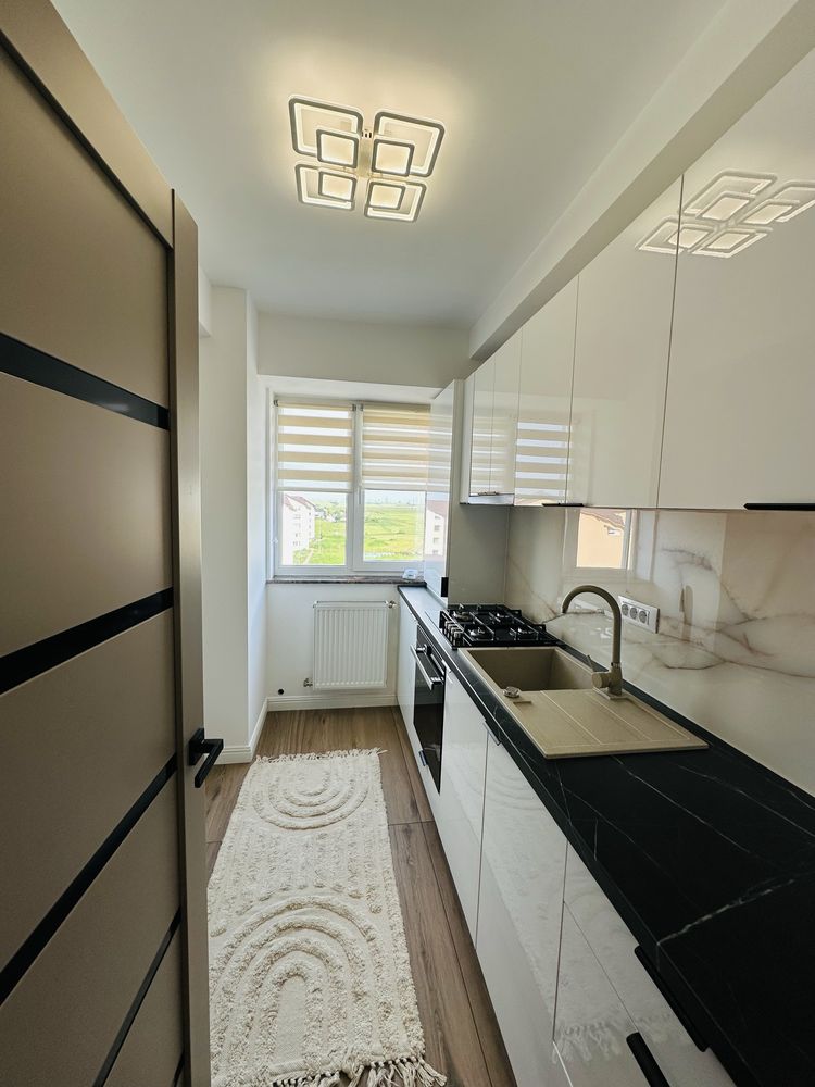 Apt cu 2 camere de inchiriat in bloc nou!