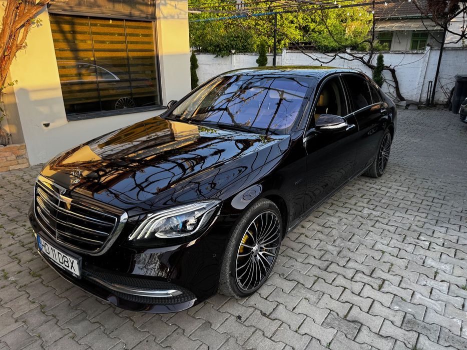 Mercedes-Benz S S 560e plug-in hibrid, 470 cp, long,soft-close,head-up,4 butoane
