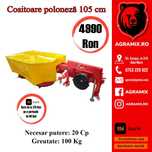 Cositoare de 105 cm- 185 cm cu 2 talere poloneze noi cositori laterale