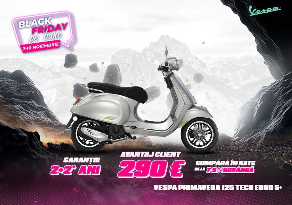 Scuter Vespa Primavera 125 Tech Euro 5+