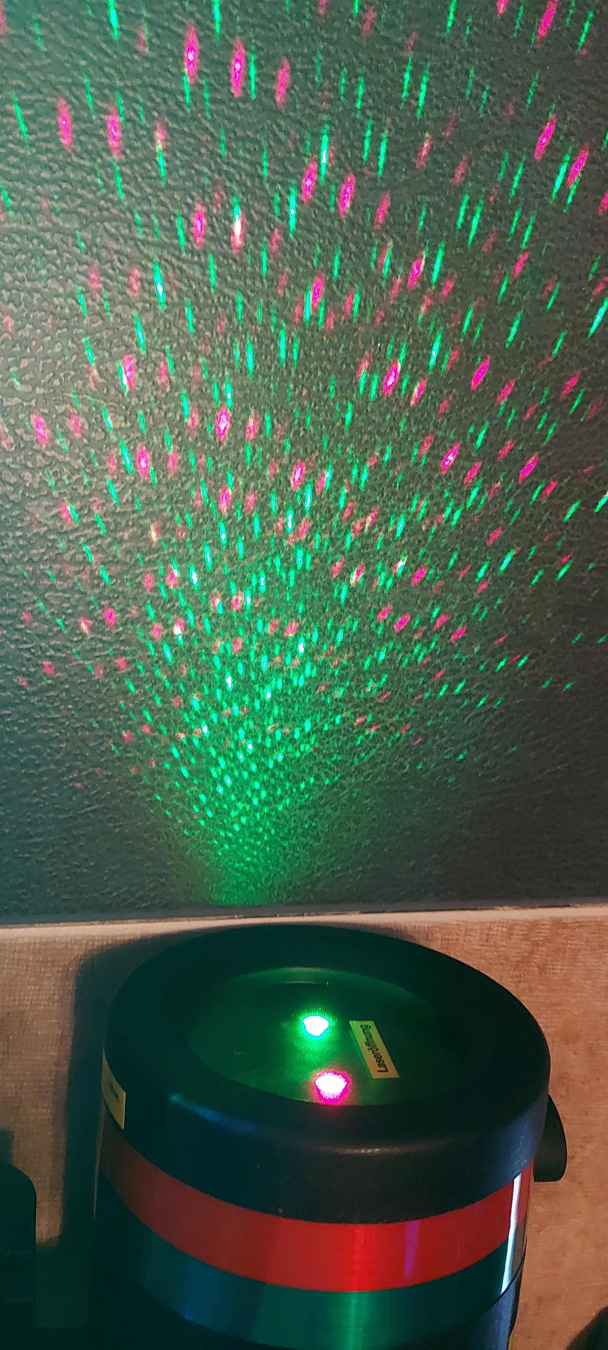 Glob disco cu lumini rotative + proiector de  gradina cu lumini laser