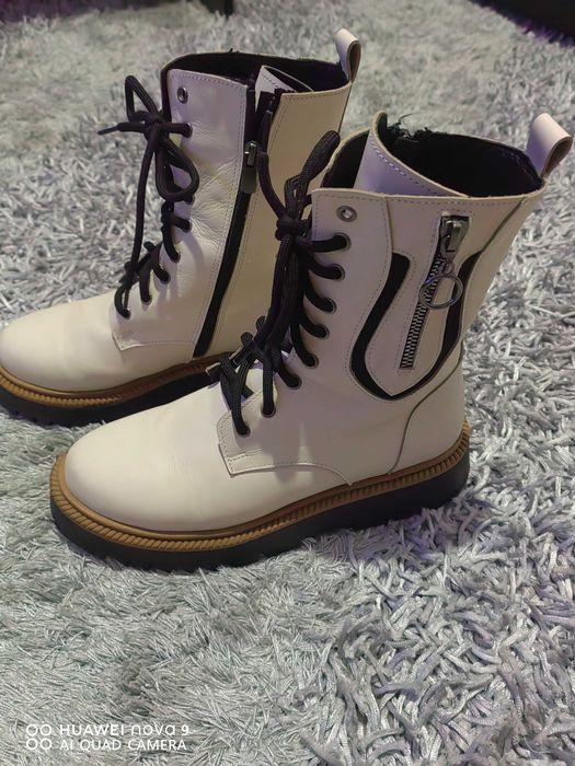 Дамски кубинки естествена кожа