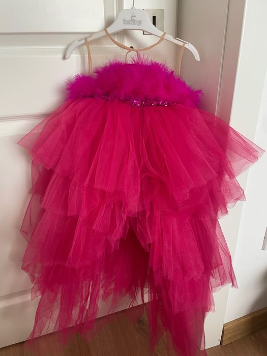 Rochita cu trena pentru printese, 1 an Petite Coco