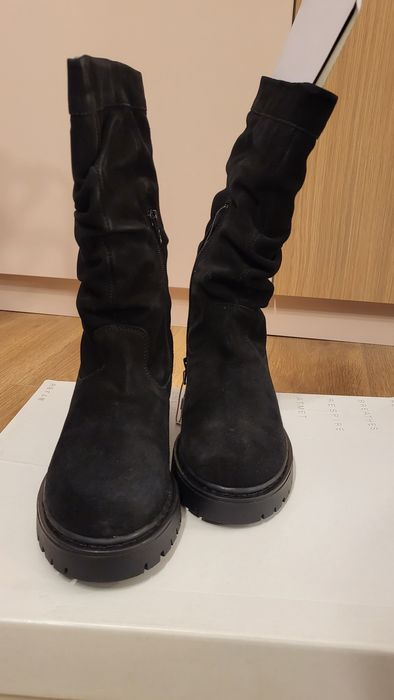 Cizme Geox dama din piele intoarsa