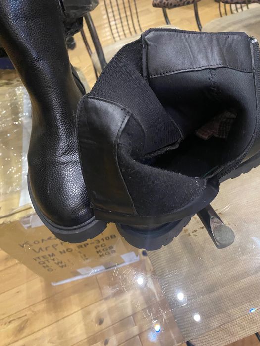 Дамски Боти, черни с цип, 38 номер